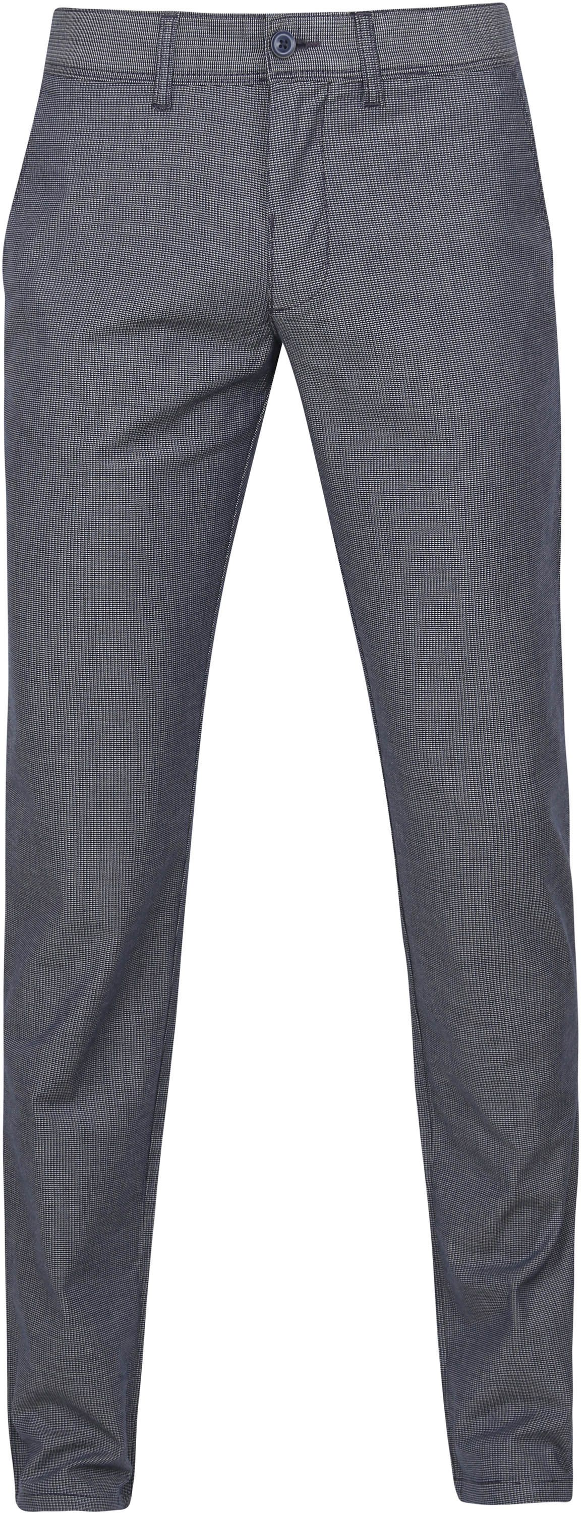 Suitable Chino Sartre Blanc Marine 4923 0700 Navy White commander en ligne | Suitable