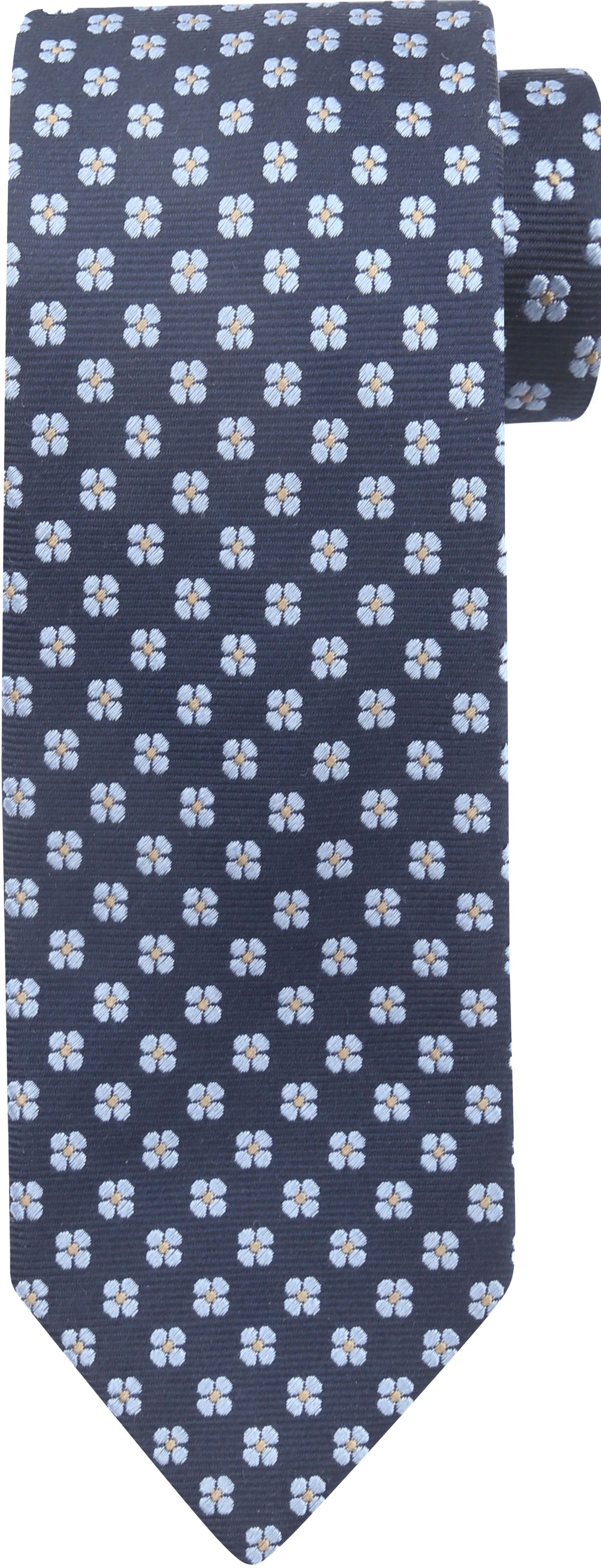 Suitable Tie Silk Stripe Flowers Navy TI24-26 order online | Suitable