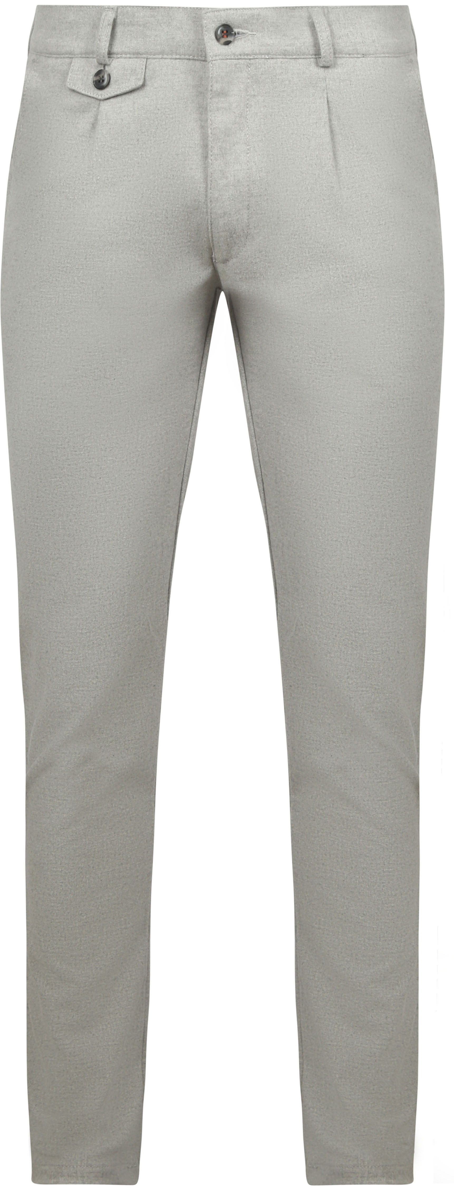 Suitable Chino Pico Pleat Flannel Light Grey order online | PA-FLAN-24-01/1-04-008-710 | Suitable Lithuania