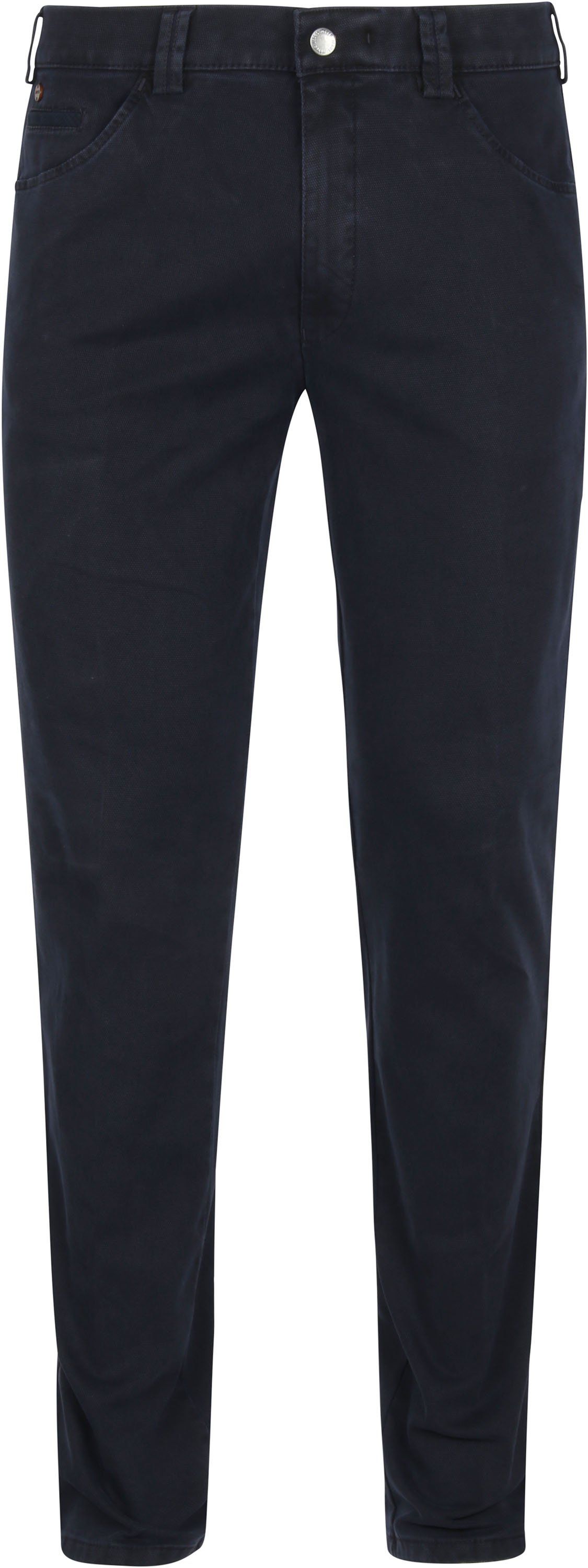 Meyer Dublin Pants Marine Blue Dark Blue size W 34