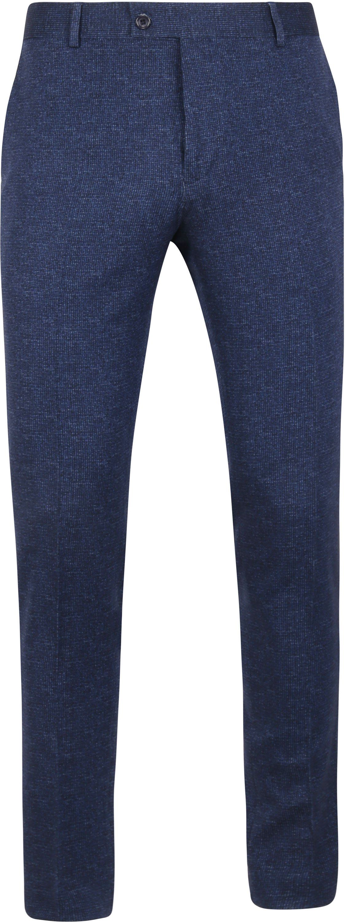 Suitable Pantalon Jersey Melange Navy Blue Dark Blue size W 32/33