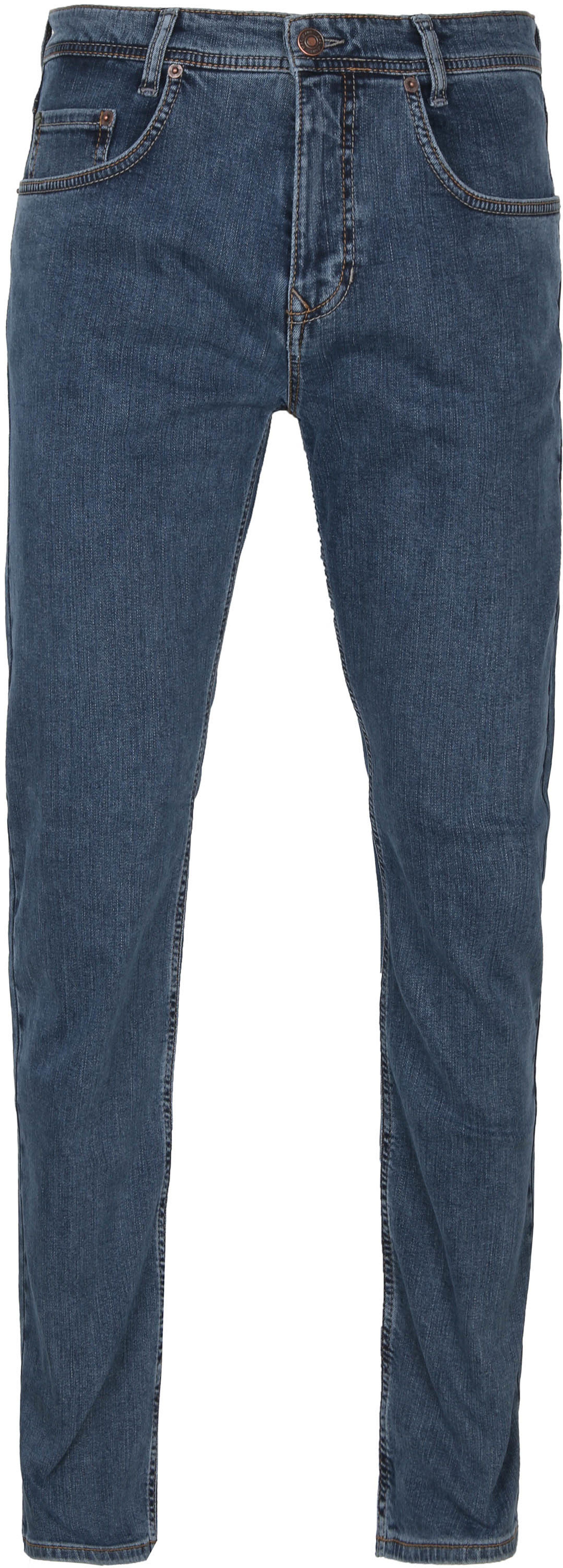 Mac Jeans Arne Washed Greycast Denim Dark Blue Blue size W 34