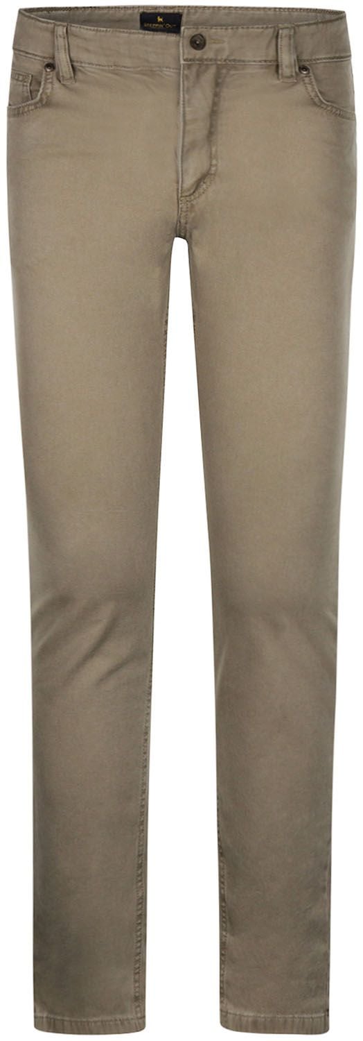 Steppin' Out Broek 5-pocket Johnson Khaki SM3004.0001-3300 kopen | Suitable