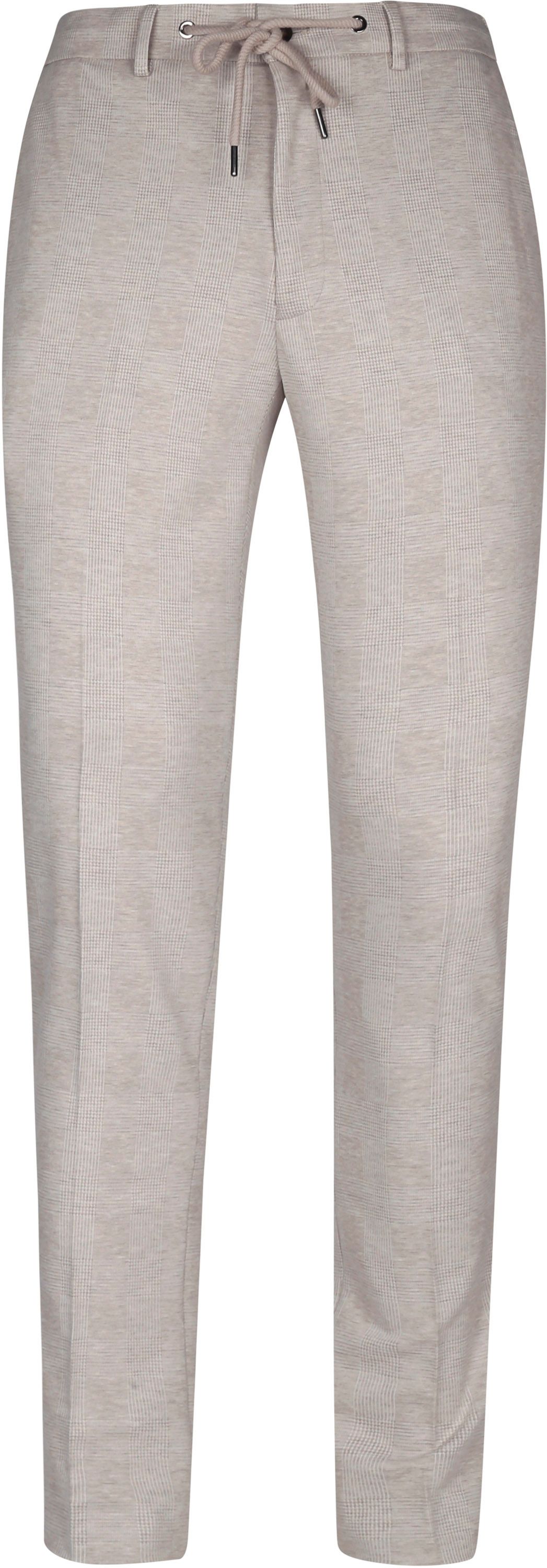 Suitable Pantalon Jersey Zandkleur Ruit SPE23104DA07ST-820 sand kopen | Suitable