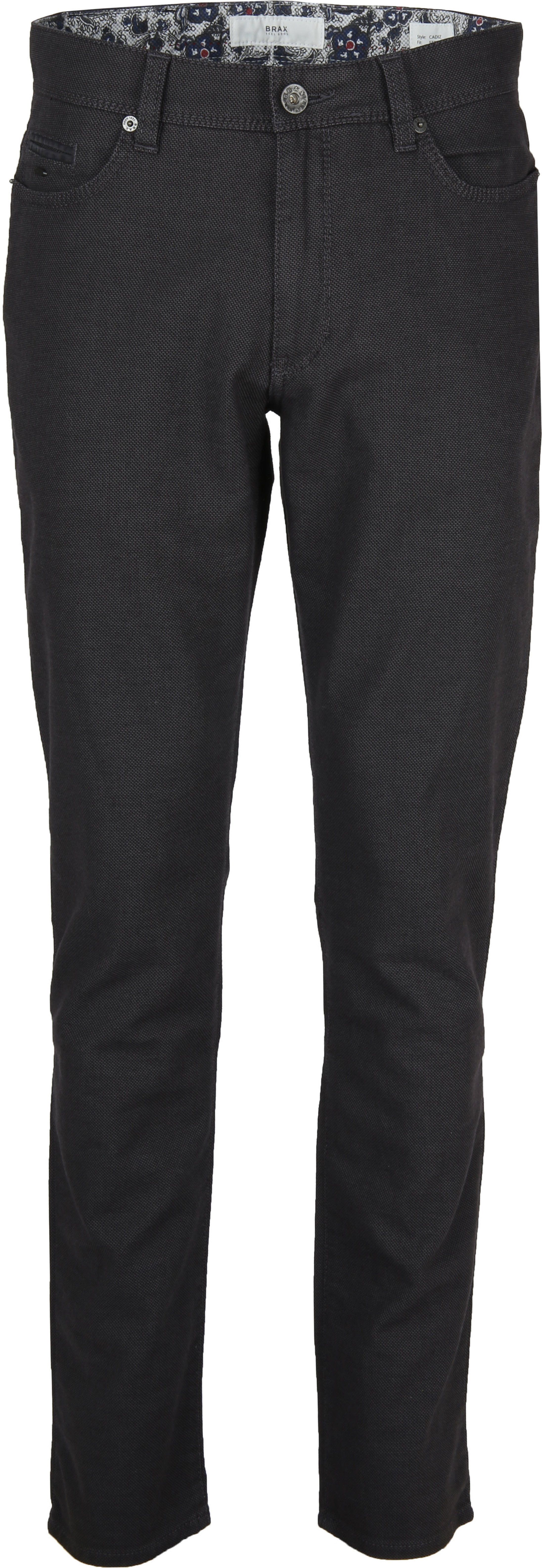 Brax Cadiz Pants Five Pocket Dark Dark Grey Grey size W 32