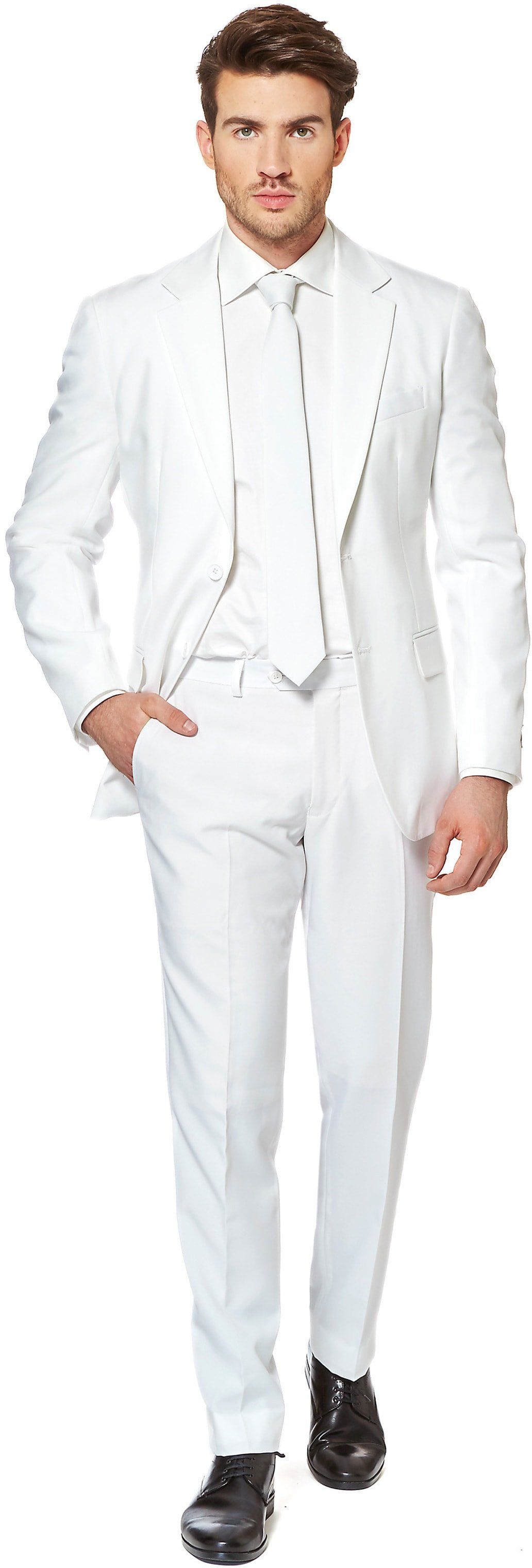 OppoSuits Costume de chevalier blanc Blanc taille 60