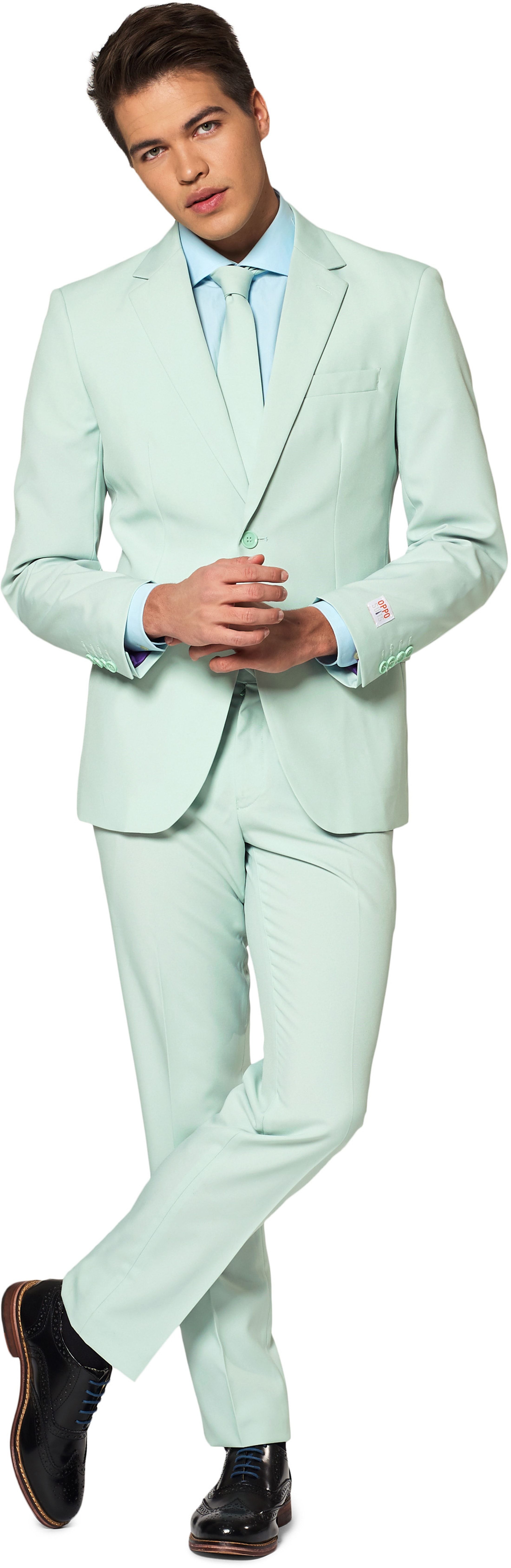 OppoSuits Costume Menthe Magique Vert taille 54