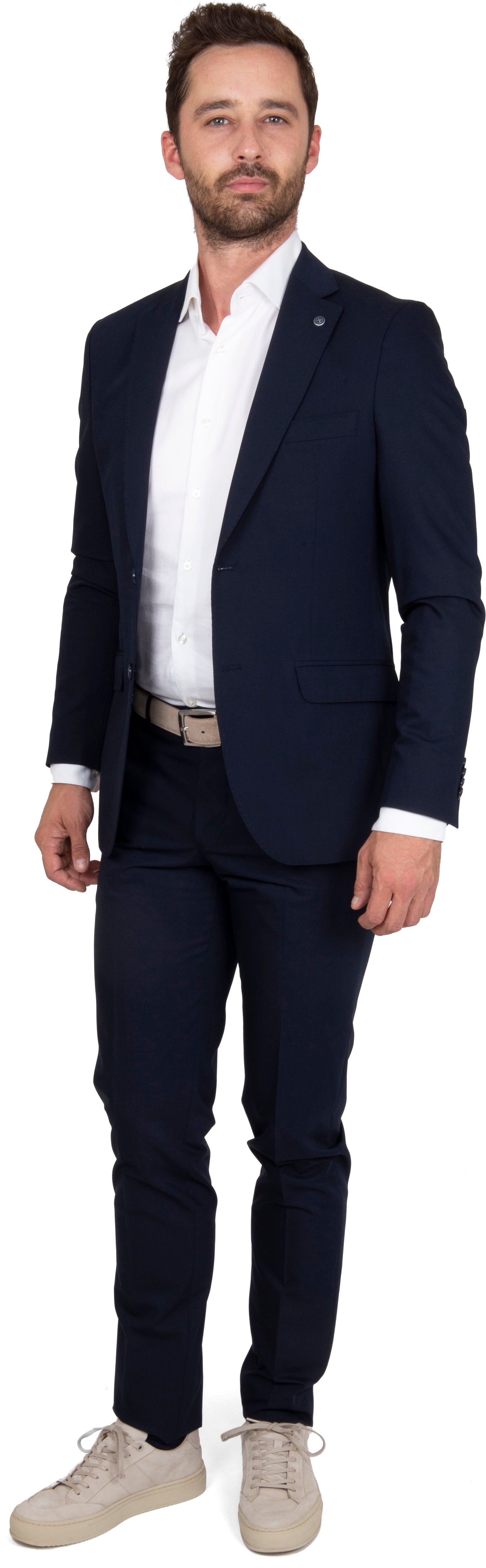 Suitable Suit Dark Dark Blue Blue size 36-R