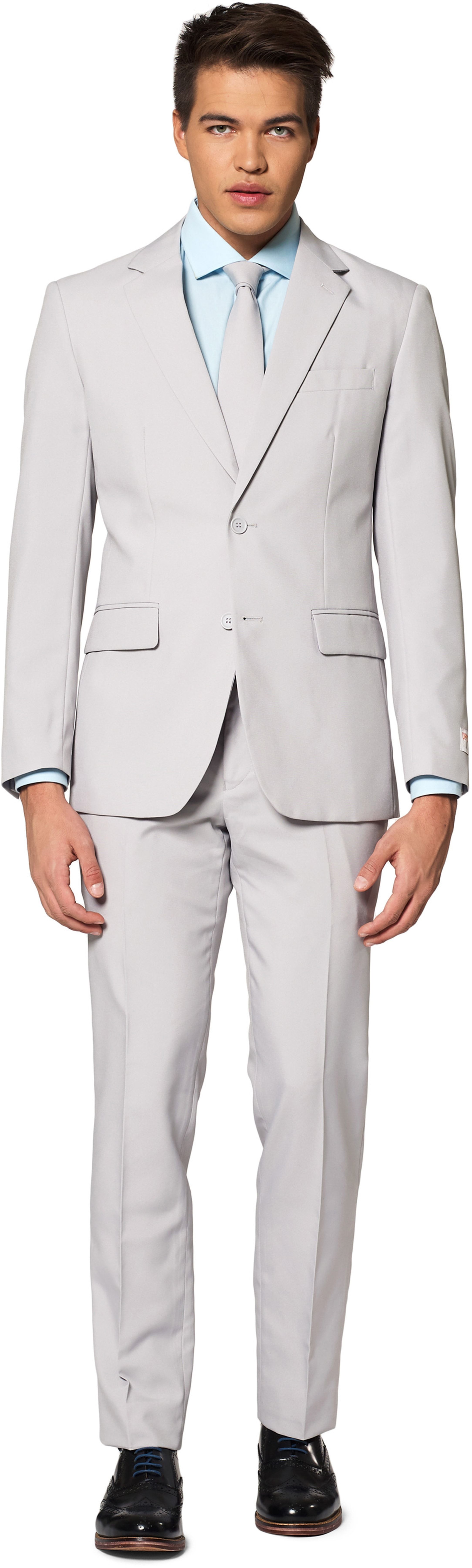 OppoSuits Costume Groovy Gris taille 50