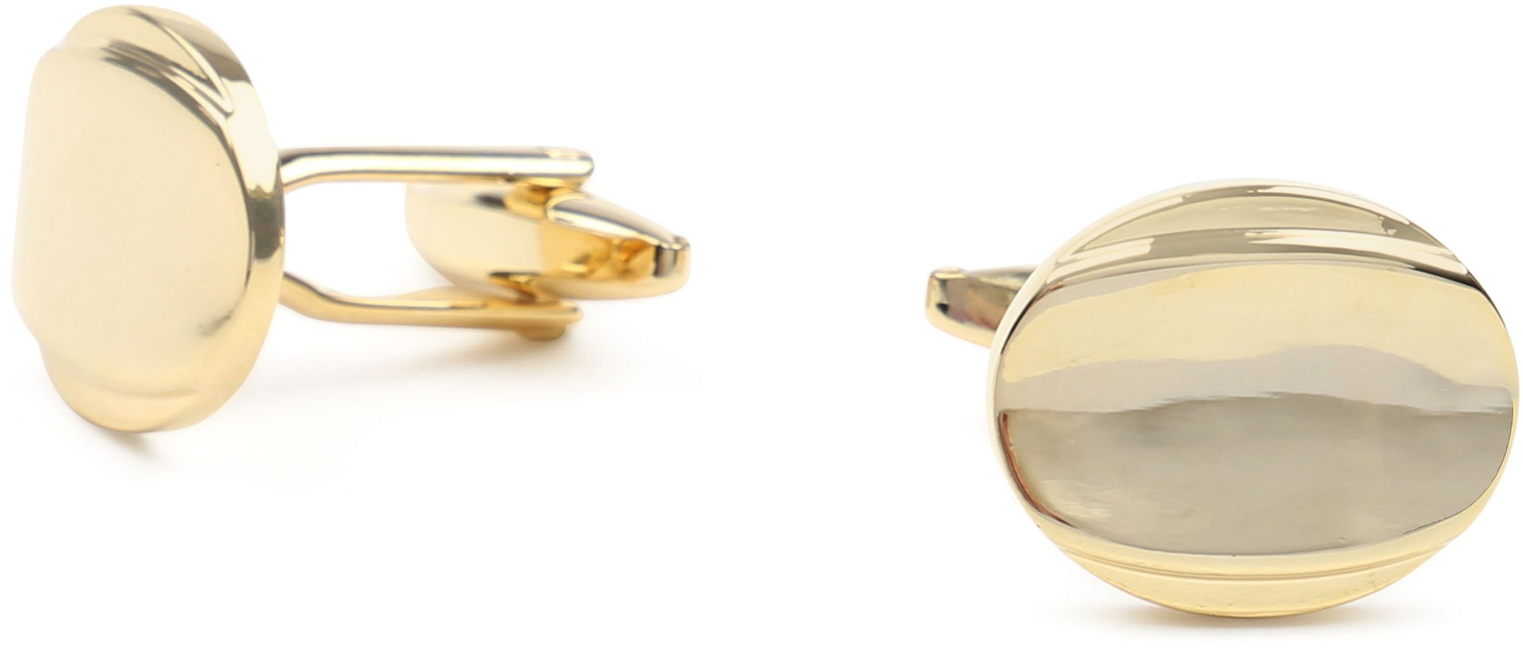Boutons de Manchette Or Ovale CL-20 Gold commander en ligne | Suitable