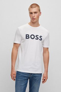 BOSS T-shirt Thinking White 50481923-100 order online | Suitable