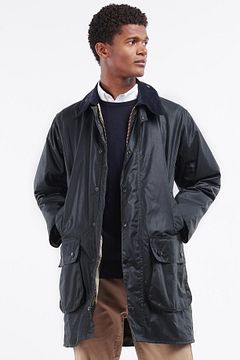 Barbour Border Wax Jacket Blue MWX0008-NY91 order online