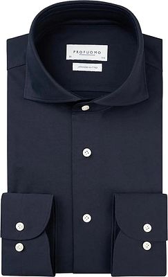 Profuomo Japanese Knitted Shirt Dark Blue PP2HC10010 order online Suitable