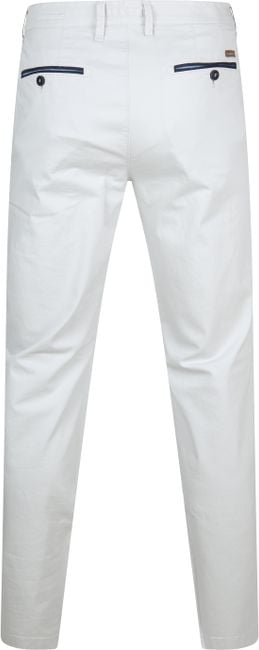 pantalon passepoilé Benny-3 GARDEUR crème 412941g