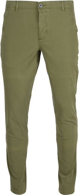 green skinny chinos