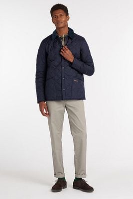 Barbour Heritage Liddesdale Quilted Jacket Navy MQU0240 NY92