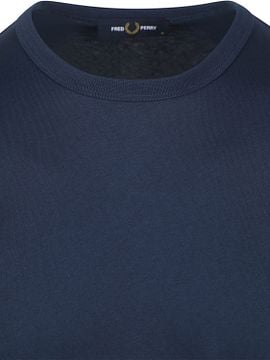 Tシャツ・カットソー FRED PERRY Men T-shirt Blue 1 M3519 X86 Fred Perry T-shirt Ringer Tennis Blue M3519-X86 order online
