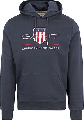 Gant Hoodie Archive Shield Navy 2047082 433 order online Suitable