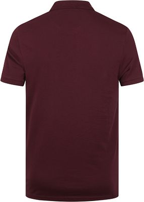 Lyle and scott polo burgundy best sale