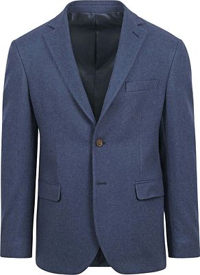 Blue tweed blazer hotsell