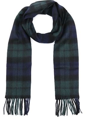 Barbour Scarf Blackwatch Lambswool Dark Green USC0137 NY91 order online Suitable