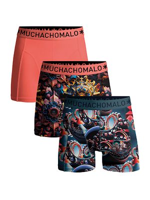 Muchachomalo Boxershorts 3 Pack Nostalgic order online NOSTALGIC1010 07 Print Print Pink Suitable Lithuania