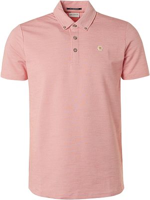 No Excess Pique Polo Shirt Melange Pink 15370206 order online Suitable