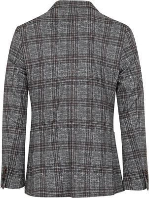 Suitable Respect Sports Jacket Fame Jersey Plaid Flex Grey SPE223038FA62ST 940 order online Suitable