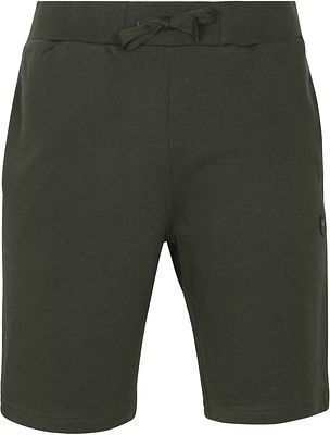 Dark green sweat shorts sale