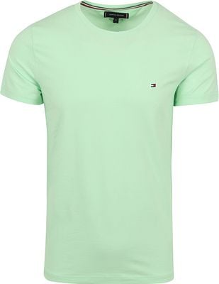 Green hilfiger t shirt on sale