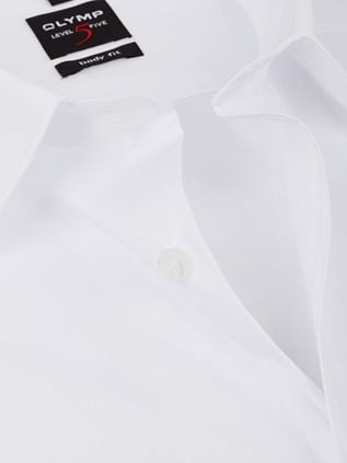 OLYMP Chemise Level 5 Manches Courtes Blanc