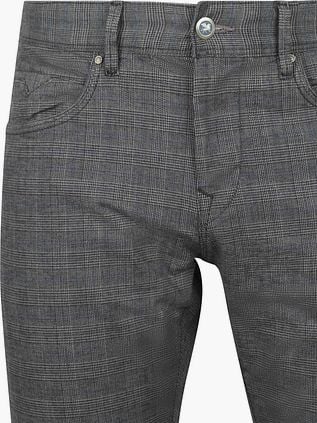 Vanguard Pantalon V850 Rider Five Pocket Gris A Carreaux