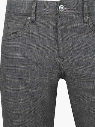 Vanguard Pantalon V850 Rider Five Pocket Gris A Carreaux