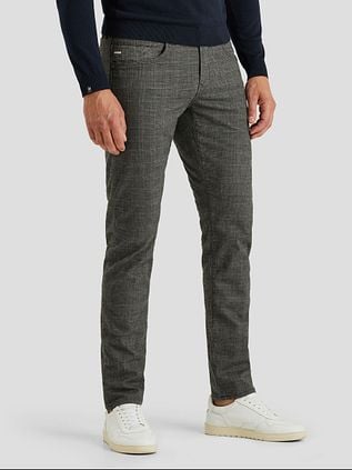 Vanguard Pantalon V850 Rider Five Pocket Gris A Carreaux