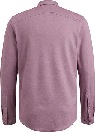 Cast Iron Overhemd Jersey Piqué Mauve Product / Achterkant