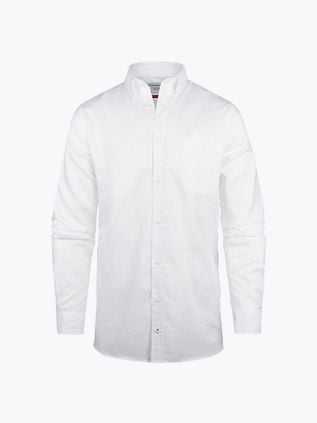 Steppin' Out Extra Long Sleeves Shirt Twill White