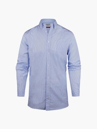 Steppin' Out Shirt Extra Long Sleeves Stripe Light Blue