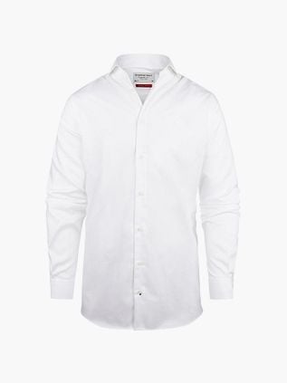 Steppin' Out Extra Long Sleeves Shirt Twill White