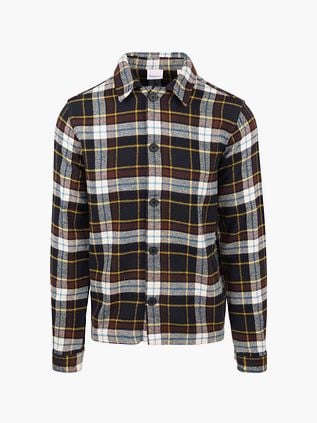 ConnaissancesCotton Apparel Surchemise Bleu foncé à carreaux