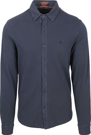 Superdry ラガーシャツ ネイビー サイズ15 Superdry ラガーシャツ ネイビー サイズ15 - メルカリ