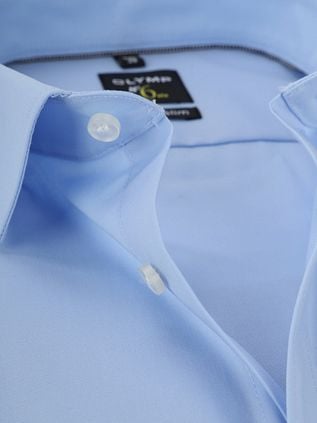 OLYMP No'6 six Skinny Fit Hemd Blauw Extra Lange Mouwen