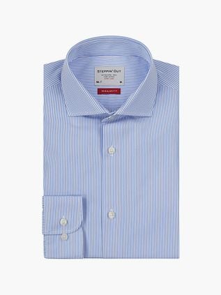 Steppin' Out Shirt Extra Long Sleeves Light Blue