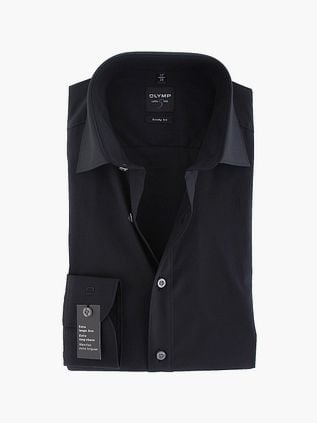 Olymp Level Five Shirt Extra Long Sleeve Body-Fit Black
