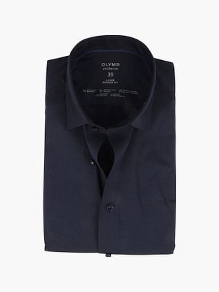 OLYMP Chemise Luxor Jersey Stretch 24/Seven Bleu Marine