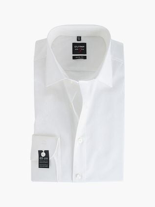 OLYMP Level Five Shirt Extra Long Sleeve Body-Fit Off-White