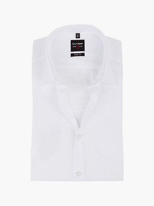 OLYMP Chemise Level 5 Manches Courtes Blanc