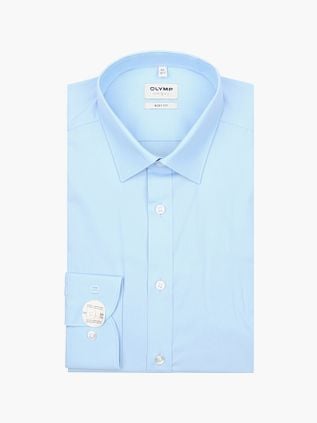 Olymp Level Five Shirt Extra Long Sleeve Light Blue
