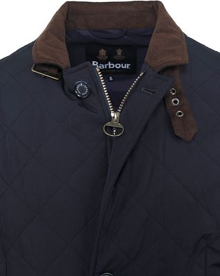 Barbour lutz quilted jacket navy discount