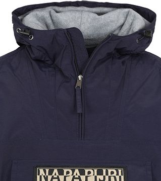 NAPAPIJRI アノラックパーカー ブルー フリース Jacket Napapijri Anorak Rainforest Winter Blue - Shop and
