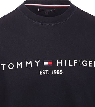  ｜ ( LOGO SWEATSHIRT (MW11596-DW5)) Tommy Hilfiger Logo Sweater Navy MW0MW11596-DW5 order online